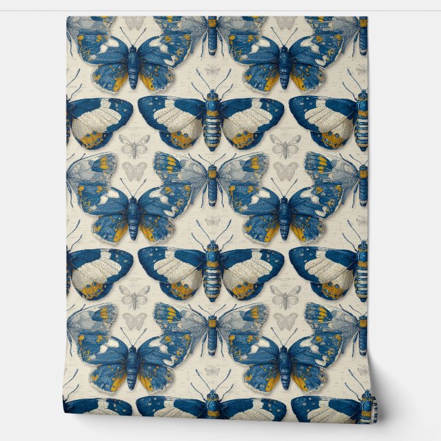 Butterfly Zoology Science Study Tapete (Abrollen)