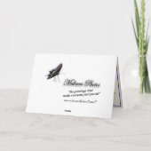 ButterflyBdayWünsche anpassen Karte (Rückseite)