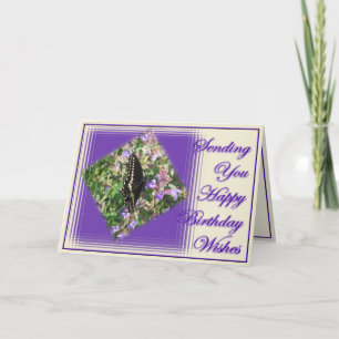 ButterflyBdayWünsche anpassen Karte