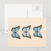 Butterflyerkollektion Postkarte (Vorne/Hinten)