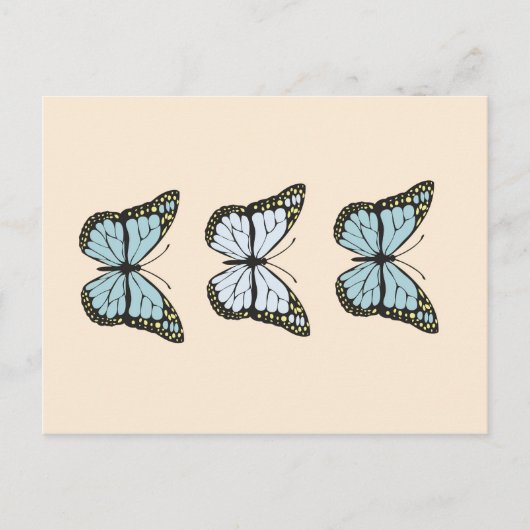 Butterflyerkollektion Postkarte (Vorderseite)