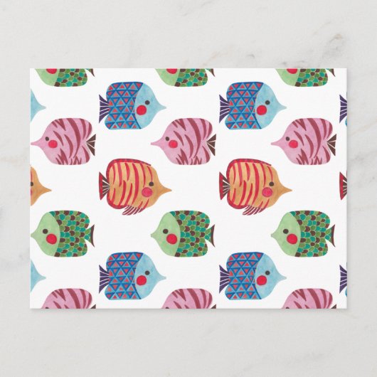 Butterflyfish Postkarte (Vorderseite)