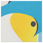 Butterflyfish tropischer Fisch Druckmuster Stoff (Nahaufnahme)