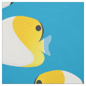 Butterflyfish tropischer Fisch Druckmuster Stoff (Muster)