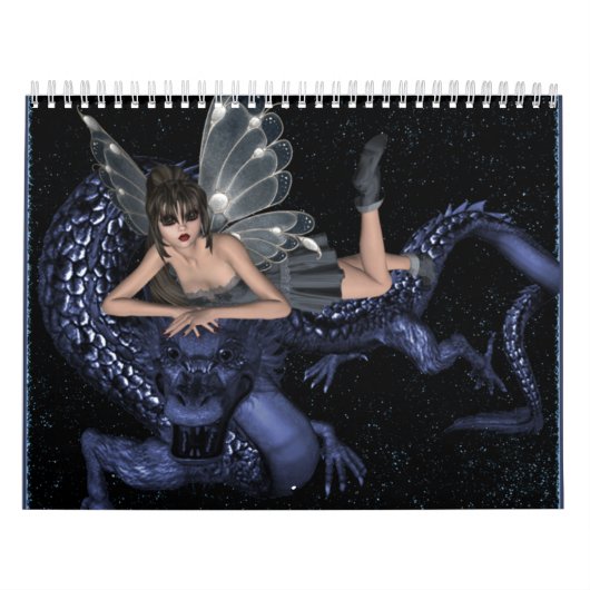 Butterflygirl Drache-Fantasie Kalender (Titelbild)
