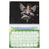 Butterflygirl Drache-Fantasie Kalender (Mär 2026)