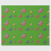 Butterflys Geschenkpapier (Flach)