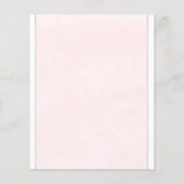 Butterflys Gold Foil Bat Mitzvah Budget Einladung (Rückseite)