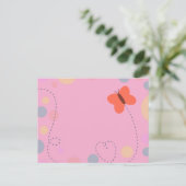 BUTTERFLYS-POP POSTKARTE (Stehend Vorderseite)