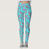 Butterfly's schöne Farbe Leggings (Vorderseite)