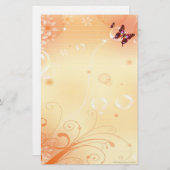 Butterflys und Blasen stationär Briefpapier (Vorne/Hinten)