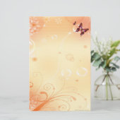 Butterflys und Blasen stationär Briefpapier (Stehend Vorderseite)