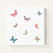 Butterfys Funeral Memorial Budget Gästebuch Notizblock (Rückseite)