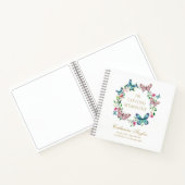 Butterfys Funeral Memorial Budget Gästebuch Notizblock (Innenseite)