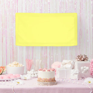 Buttergelb Banner