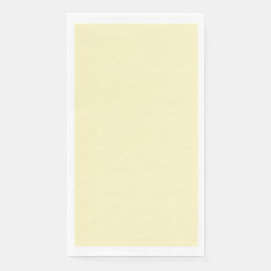 Buttergelb einfarbig serviette (Vorderseite)