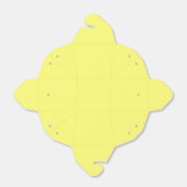 Buttergelb Geschenkschachtel (Ungefaltet)