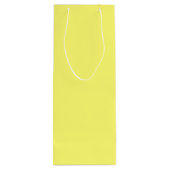 Buttergelb Geschenktüte Für Weinflaschen (Rückseite)