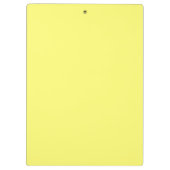 Buttergelb Klemmbrett (Rückseite)