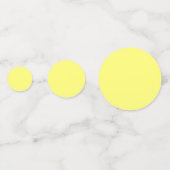 Buttergelb Konfetti (Vorderseiten)