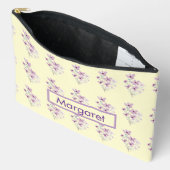 Buttergelb mit floraler Note  Zubehörtasche (Offen)
