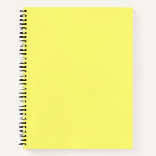 Buttergelb Notizblock (Vorderseite)