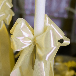 Buttergelb Satinband