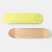 Buttergelb Skateboard (Horizontal)