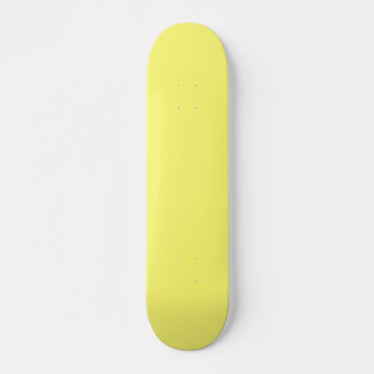 Buttergelb Skateboard (Vorne)