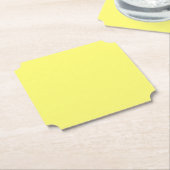 Buttergelb Untersetzer (angewinkelt)