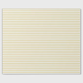 Buttergelb| Weißgestrickpapier Geschenkpapier (Flach)