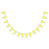 Buttergelb Wimpelkette (Alle)