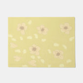 Buttergelbe Mat Fußmatte (Vorderseite)