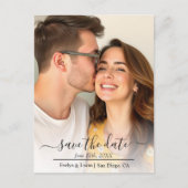 Buttergelbe Rose Blume Romantisches Foto Postkarte (Vorderseite)