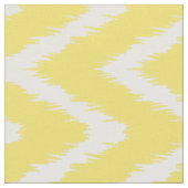 Buttergelbe südliche Hütte Chevrons Stoff (Nahaufnahme)