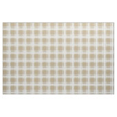 Buttergelber Sand marokkanischer Büffelkaroprint  Stoff (Fat Quarter (45,7 x 55,9 cm))
