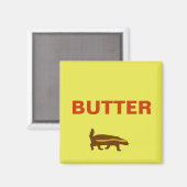 Butterhonigmarke Magnet (Vorderseite/Rückseite)