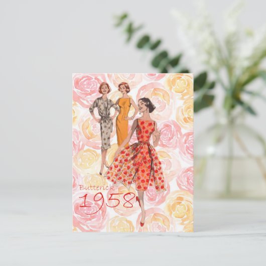 Butterick Postkarte (Stehend Vorderseite)