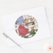 Butterkekse Runder Aufkleber (Umschlag)