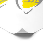 Butterkorn auf dem Cob Poster (Ecke)