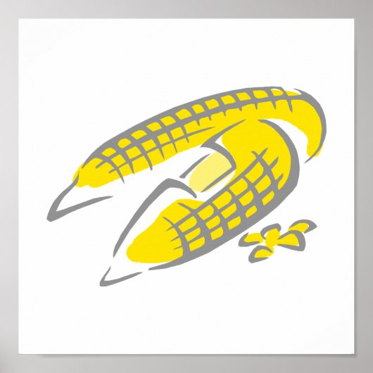 Butterkorn auf dem Cob Poster (Vorne)