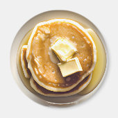 Butterkuchen mit Sirup Food Magnet (Vorne)