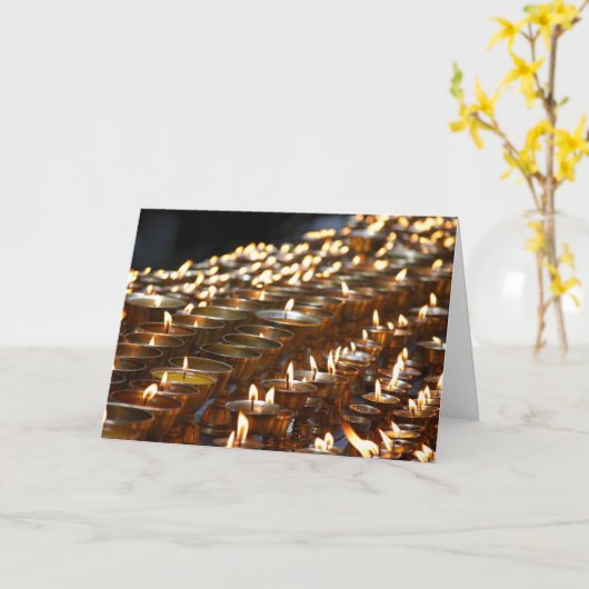 Butterlampen-Gruß-Karte Karte (Gelbe Blume)