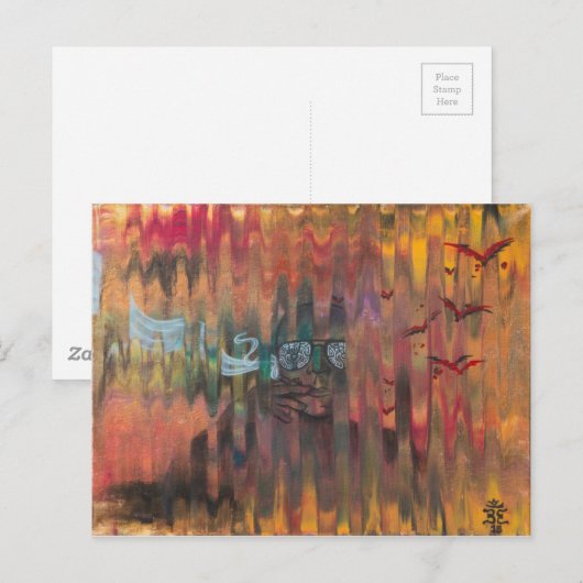 Butterland Postkarte (Vorne/Hinten)