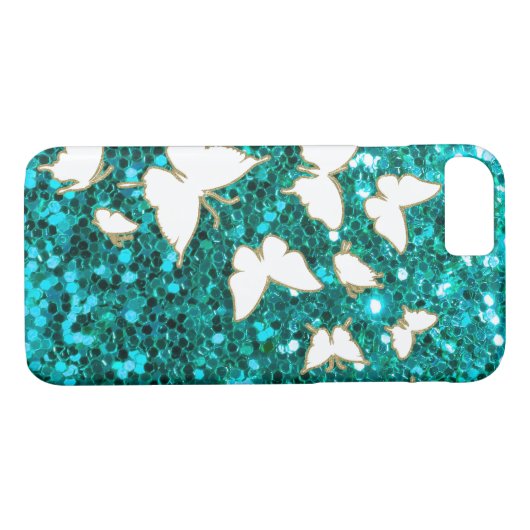 Butterly Bling Art Case-Mate iPhone Hülle (Rückseite (Horizontal))
