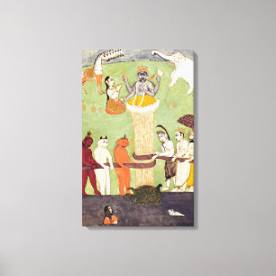 Buttermenge des Meeres von Milch, 15.-1. Leinwanddruck