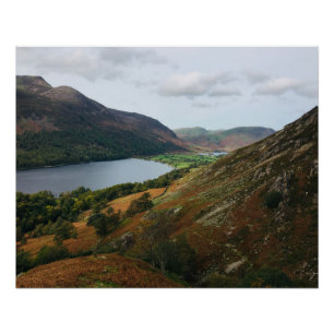 Buttermere und Crummock Water Poster