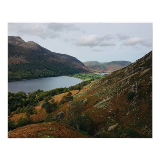 Buttermere und Crummock Water Poster (Vorderseite)