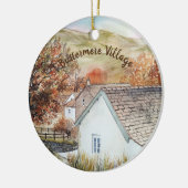 Buttermere Village, Lake District, England Keramik Ornament (Links)