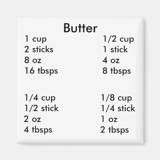 Buttermessungen Magnet (Vorne)